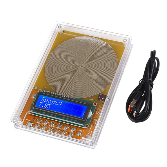 Programmable Frequency Generator For Resonance 7.83Hz Adjustable From 0.01Hz To 100kHz With Double Power Supply