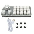 Programmable Keypad 15 Keys 3 Knobs Blue Switch Mechanical Memory ...