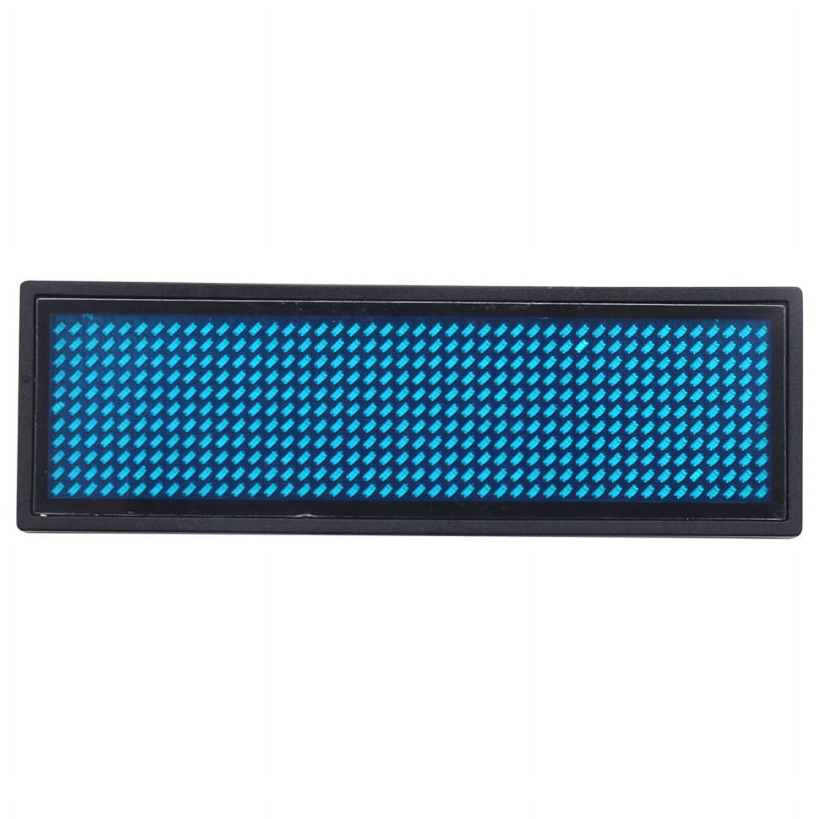 Programmable LED Digital Scrolling Message Name Tag Id Badge(11x44
