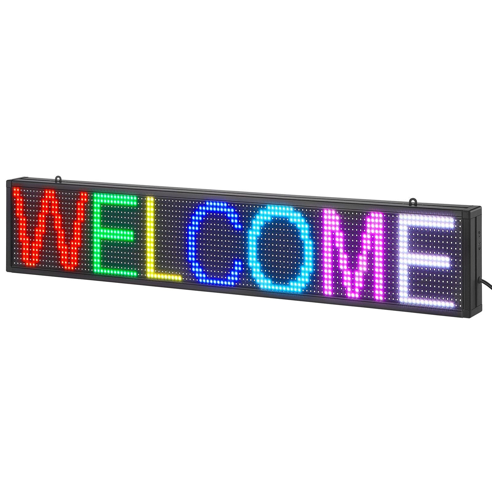 Programmable LED Sign, P10 Full Color LED Scrolling Panel, DIY Custom ...