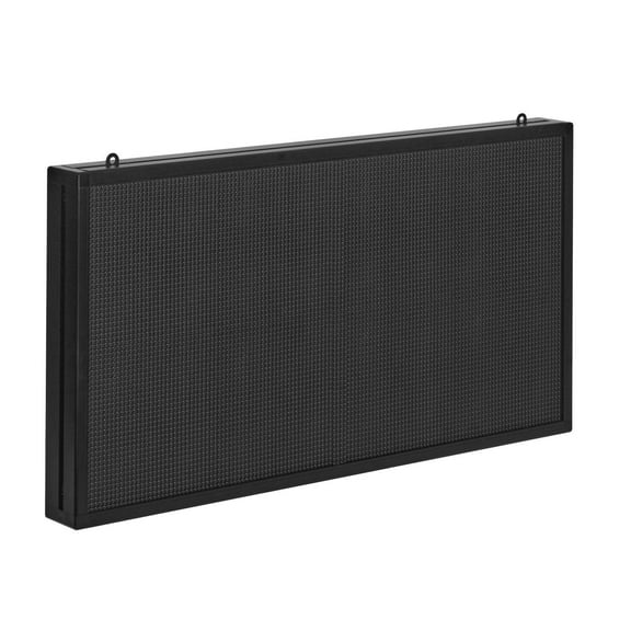 Programmable LED Sign P5 Full Color Flexible Digital Scrolling Panel DIY Custom Text Pattern GIF Display Bluetooth APP Control Message Board for Store Business Advertising Indoor 27x14 in