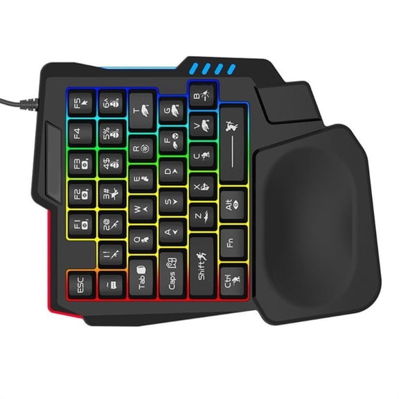 Programmable One Handed Keyboard For Competitive Gaming Mechanical Feel Keyboard