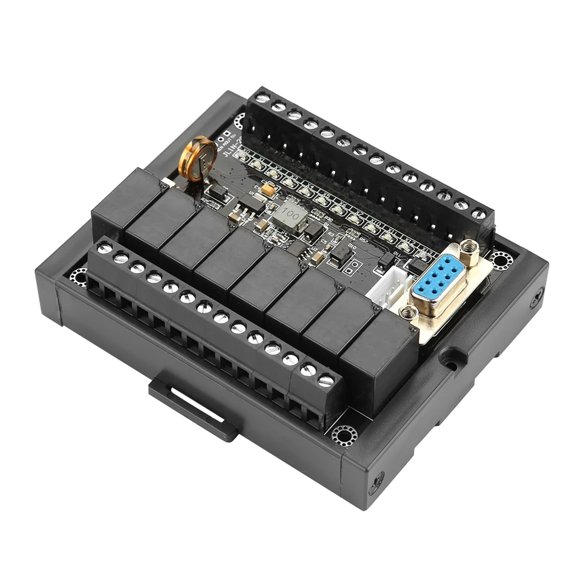 Programmable Relay Delay E PLC Industrial Control Board FX1N-20MR Programmable Relay Delay E With Shell Relay E