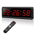 thumbnail image 1 of Programmable Remote Control LED Timer Interval Timer Garage Timer Sports Training Clock Gym Timer, 1 of 7
