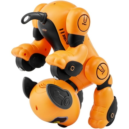 Programmable Robot Dog Toy - Voice Command, Touch Sensor, Remote Control & Dance Functions