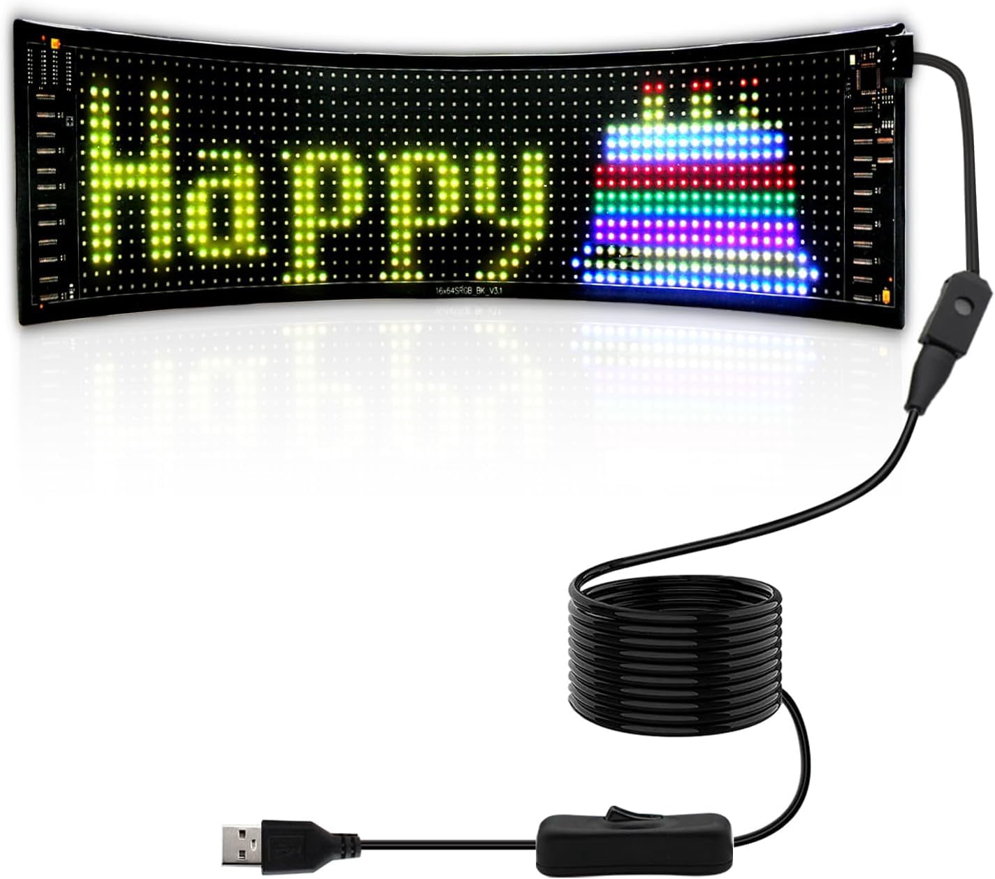 Programmable Scrolling Sign - Full Color Display Board with APP Control ...