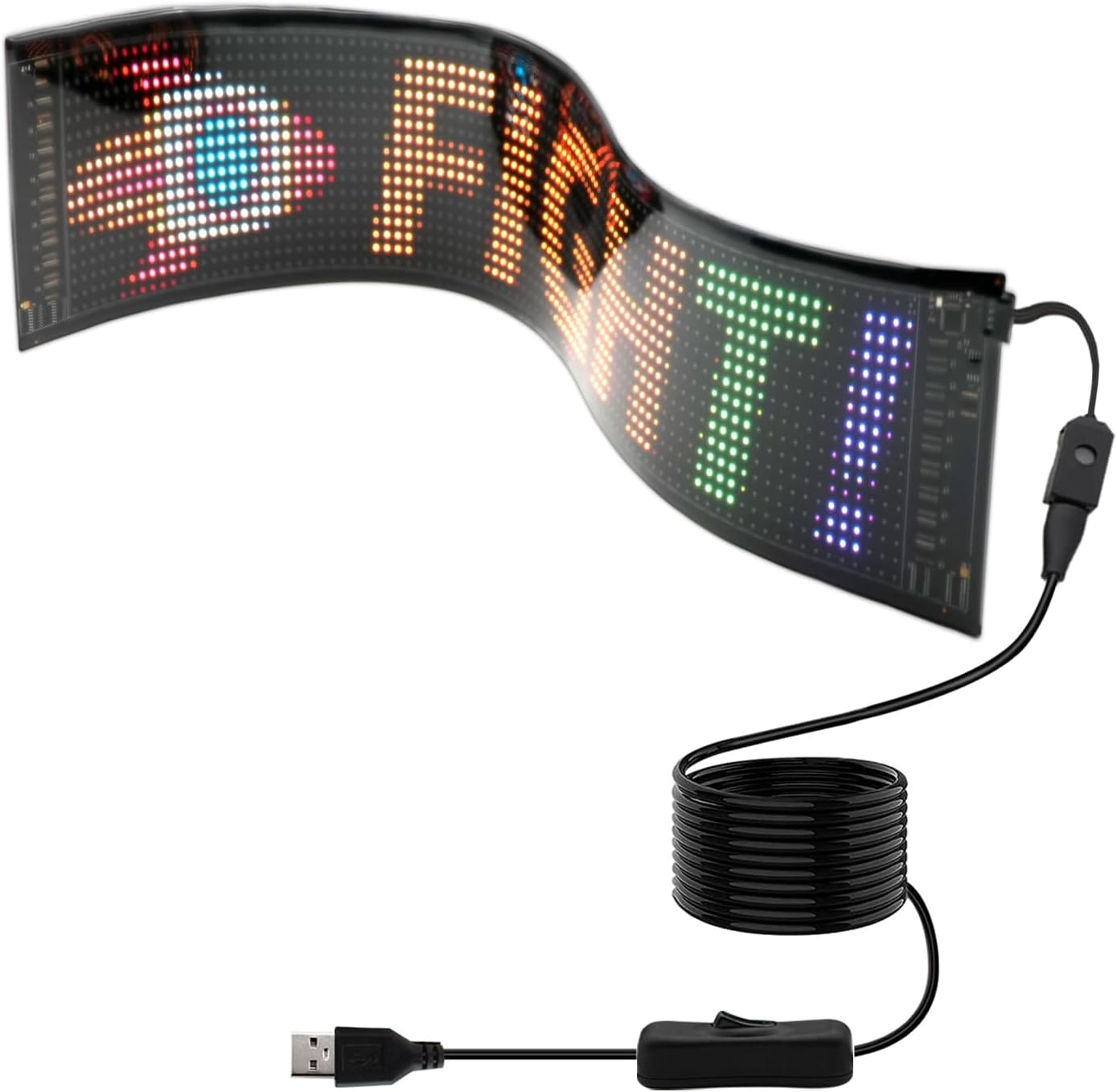 Programmable Scrolling Sign - Full Color Display Board with APP Control ...