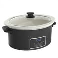 thumbnail image 1 of Programmable Slow Cooker with Timer Keep Warm - Small Kitchen Appliance for Family Dinners, 1 of 5