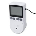 thumbnail image 1 of Programmable Thermostat Plug LED Display Temp Controller Outlet Heater Cooler Digital Temperature Controller Thermostat Timer Switch Socket Day/Night Control, 1 of 12