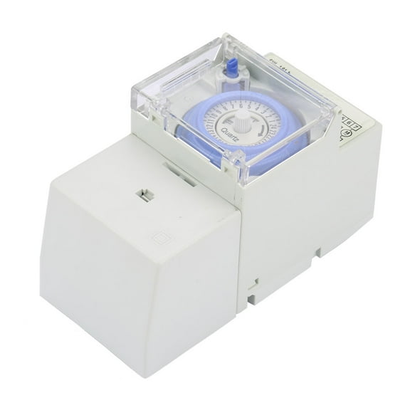 Programmable Timer, 24 Hour, 110,230V, Weekly Schedule, Save Energy, Easy DIN Rail Install