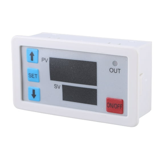 Programmable Timer Relays Switches Digital Cycle Delay Module with LED Display 5-30V for Lighting Pump Motor Control