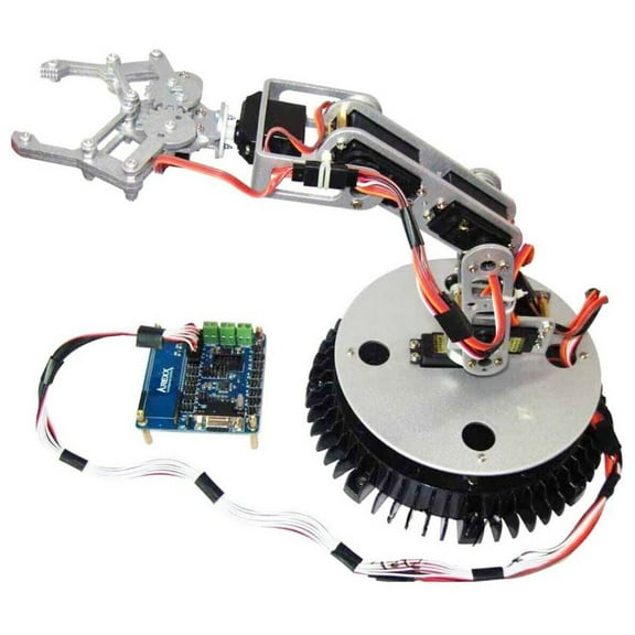 6DOF Robotic Arm with 6 Degrees of Freedom, With 6 Servos + Microcontroller