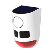 Programmable Voice Alerts Outdoor Security Device Solar Operated Device for Motion Sensors 129dB Alarm Flash Light