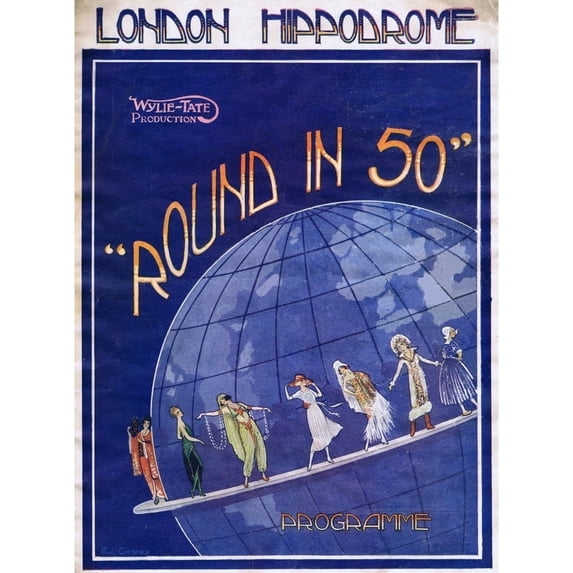 Programme Cover For Round In 50, 1922 Poster Print By Mary Evans Jazz Age Club (24 X 36)