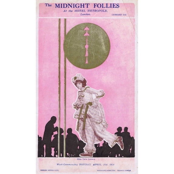 Programme Cover For The Midnight Follies Poster Print By Mary Evans Jazz Age Club (18 X 24)