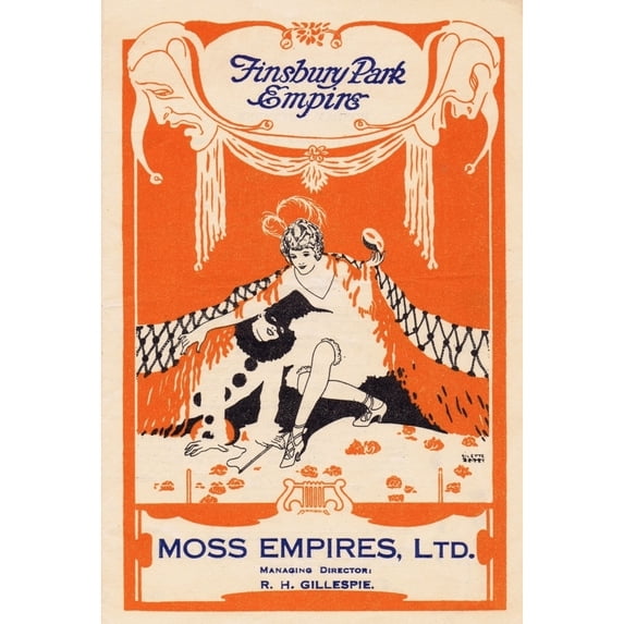 Programme Cover For The Moss Empire Chain, 1926 Poster Print By Mary Evans Jazz Age Club (18 X 24)