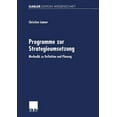 thumbnail image 1 of Programme Zur Strategieumsetzung: Methodik Zu Definition Und Planung, (Paperback), 1 of 1