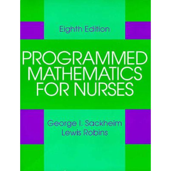 Pre-Owned Programmed Mathematics for Nurses Paperback