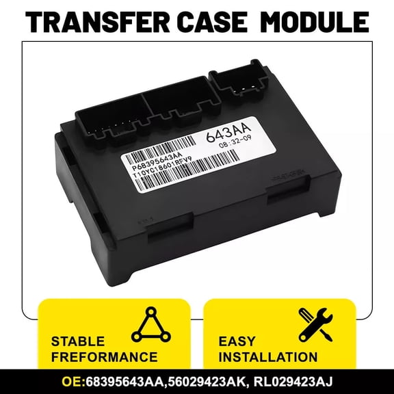 Programmed Transfer Case Control Module 68395643AA Fit 11-13 Jeep Grand Cherokee