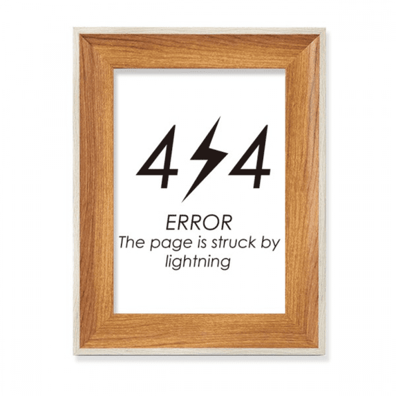 Programmer 404 Error Page Desktop Wooden Photo Frame Display Picture ...