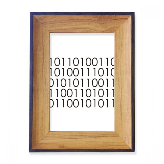 Programmer Binary System World Photo Frame Exhibition Display Art Desktop Painting