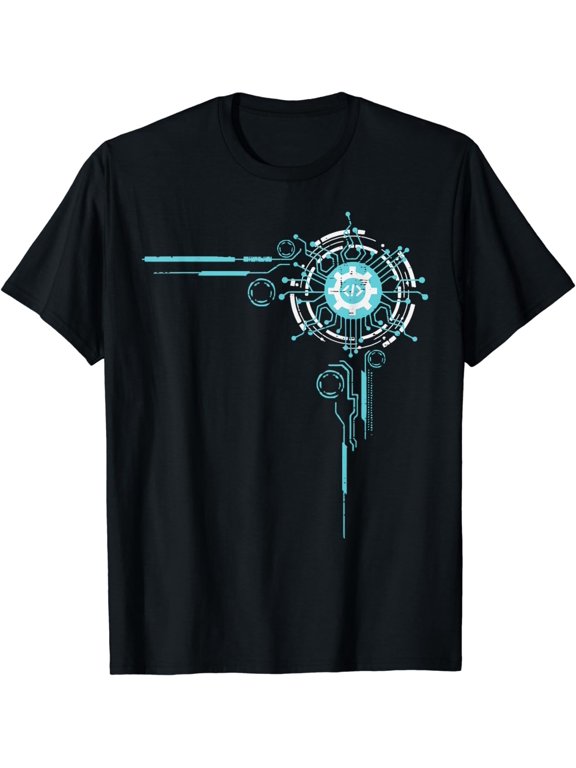 Programmer Circuit Board Heart IT Developer Coder Men Women T-Shirt