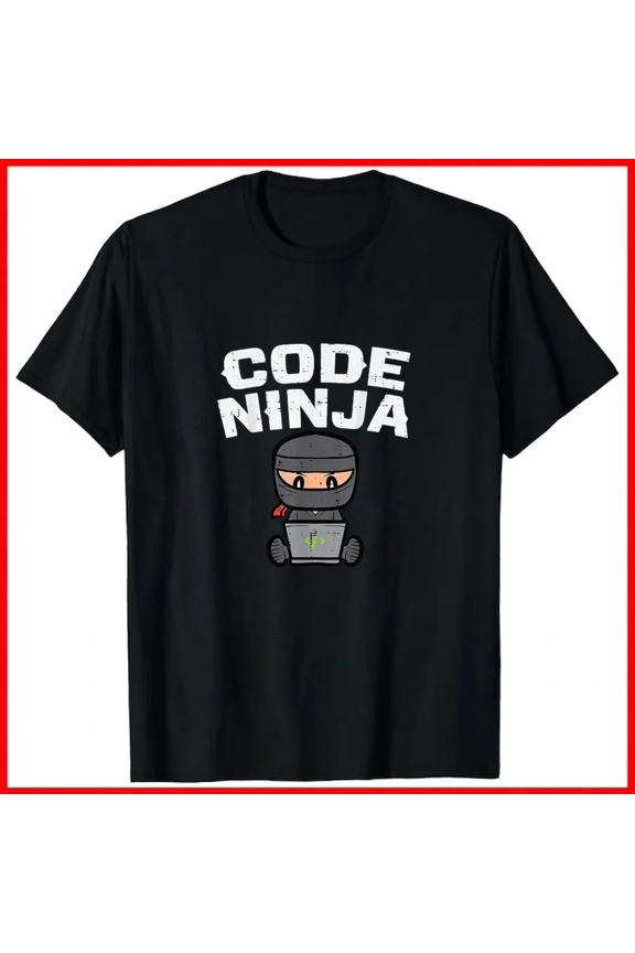 Programmer Code Ninja Coder Software Developer Men Women Kid Unisex T-Shirt, up to size 5XL