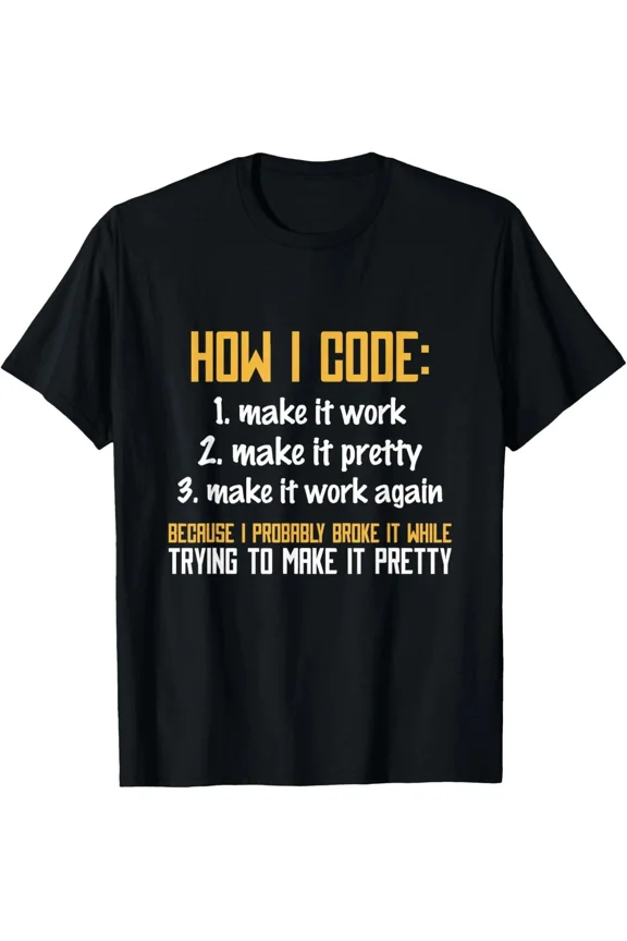 Programmer Coder Developer Software Coding Technical Professional Unisex T-Shirt ,up to size 5XL