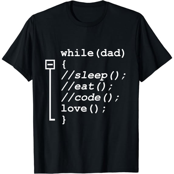 Programmer Dad - Sleep, Eat, Code Funny Father's Day T-Shirt
