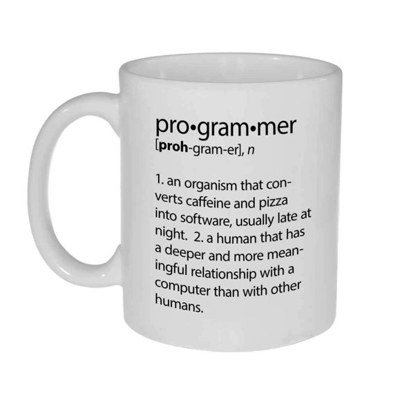 Programmer Definition Funny Coffee or Tea Mug