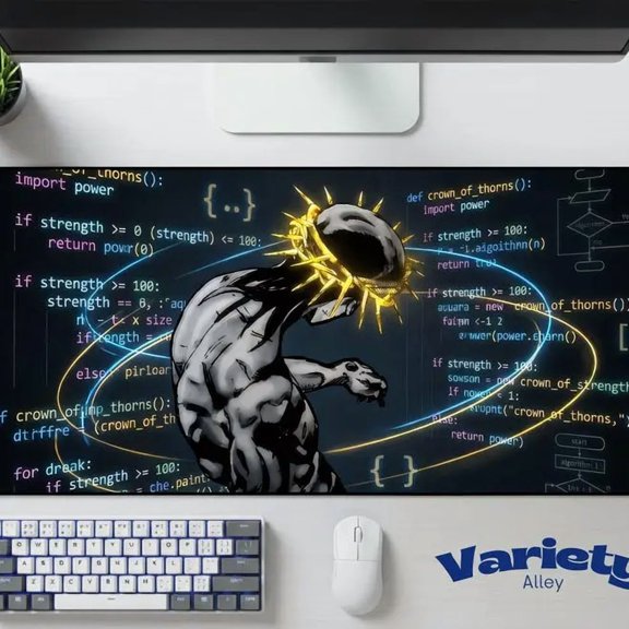 Programmer Deskmat Java Python Code Mouse Pad Developer Office Desk Mat Neoprene Coding Accessory Software Engineer Gift
