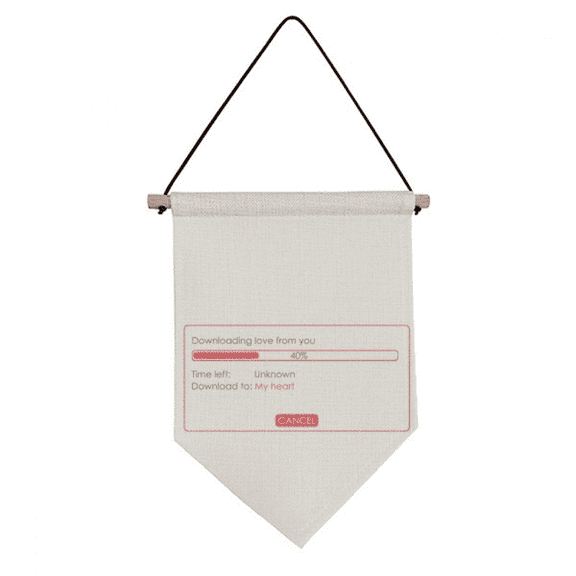 Programmer Download Your Love Canvas Flag Hanging Wall Art Decor Banner