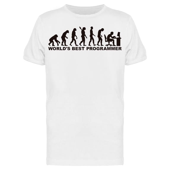 Programmer Evolution Tee Men's -Image by Shutterstock