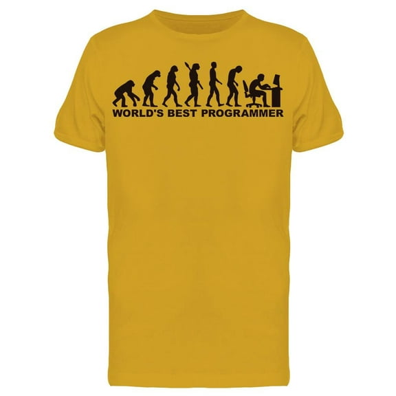 Programmer Evolution T-Shirt Men -Image by Shutterstock, Male XX-Large
