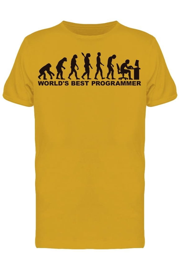 Programmer Evolution T-Shirt Men -Image by Shutterstock, Male x-Large