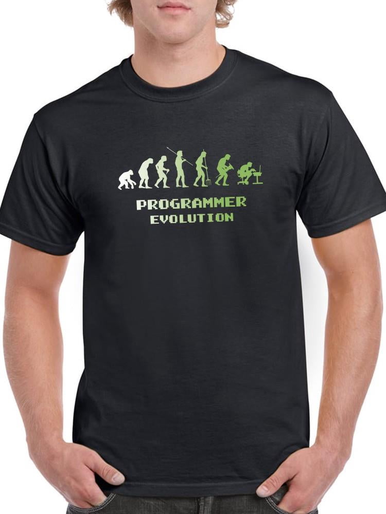 Programmer Evolution T-Shirt Men -Smartprints Designs, Male Large ...