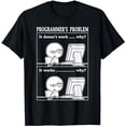 thumbnail image 1 of Programmer Funny Problem It Works Computer Science Nerd T-Shirt, 1 of 5
