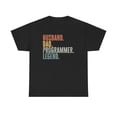 thumbnail image 1 of Programmer Husband Dad Shirt Gifts Tshirt Crew Neck Short Sleeve, 1 of 2