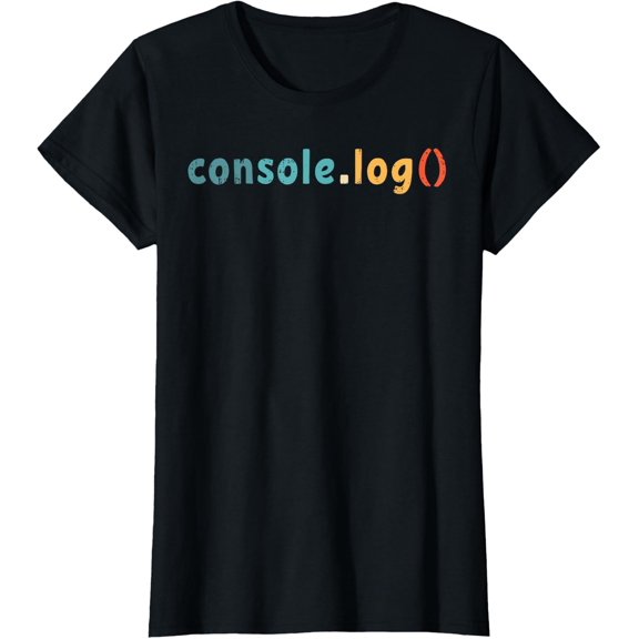 Programmer Log IT Code Developer Design Cool Ladies' Crewneck T-Shirt