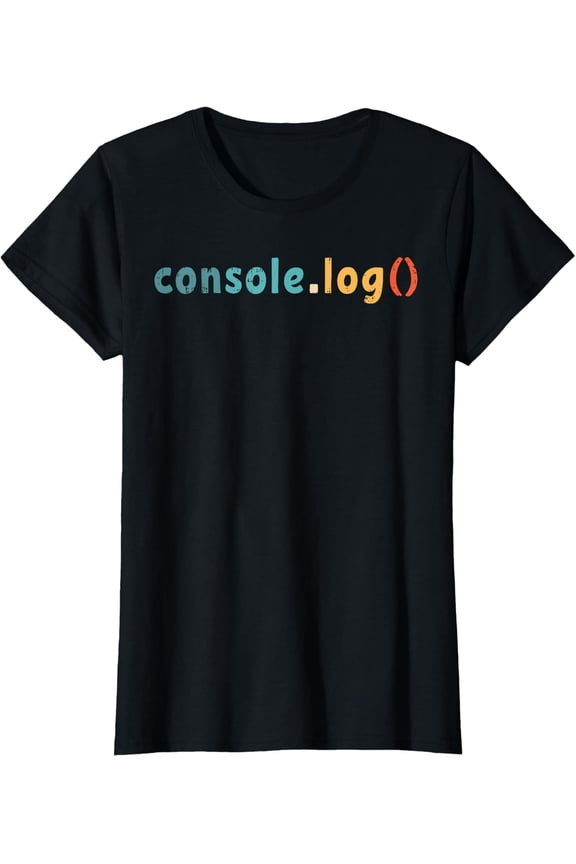 Programmer Log It Code Developer Design Cool Ladies' Crewneck T-Shirt