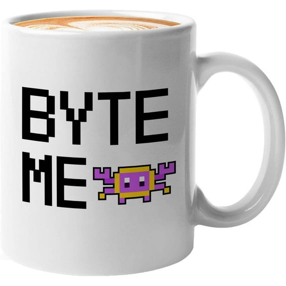 Programmer Mug White 11oz - Byte Me - Tech Progammer Computer Engineer Coding Mechanical Electrical