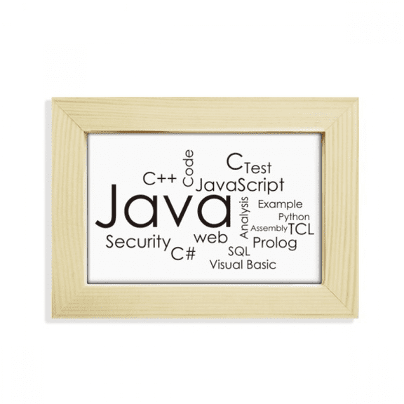 Programmer Program Related Java Desktop Decorate Photo Frame Picture Art Painting 5x7 inch