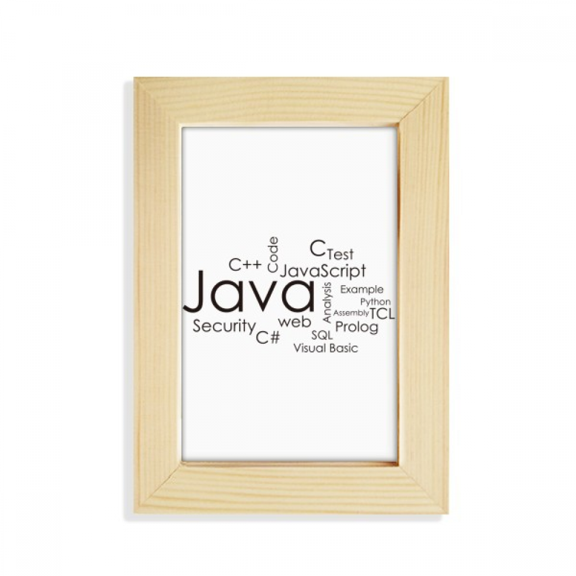 Programmer Program Related Java Desktop Display Photo Frame Picture Art Painting 5x7 inch
