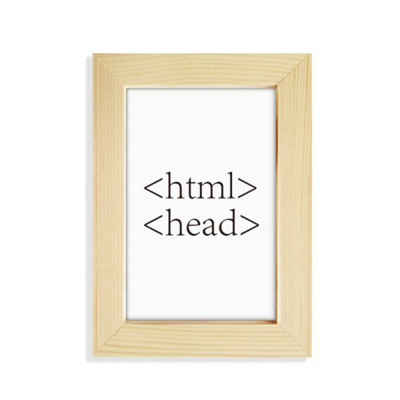 Programmer Program Statement HTML Desktop Display Photo Frame Picture Art Painting 5x7 inch