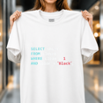 thumbnail image 1 of Programmer SQL Query Geek Database Coding Software Development Logic Design Unisex T-Shirt, S-5XL, 1 of 2