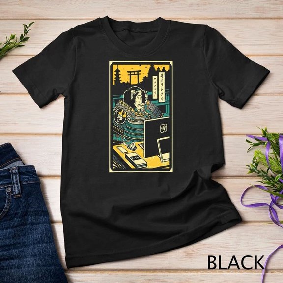 Programmer Samurai Warrior Computer T-Shirt Birthday Gifts