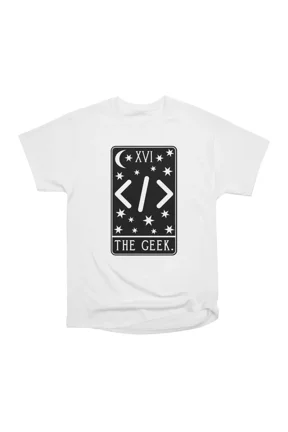 Programmer Tarot Card Coding Geek Developer Code Python Funny Nerd T-Shirt Tee Gift For Hi