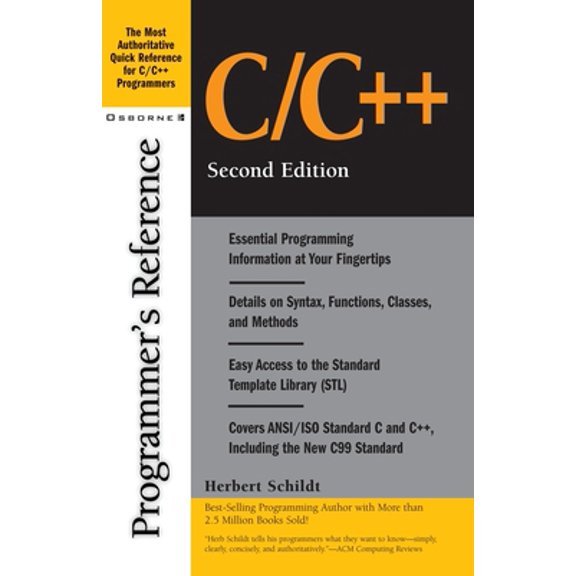 Pre-Owned C/C++ Programmer's Reference (Paperback) 0072127066 9780072127065