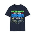 thumbnail image 1 of Programmer by Day Gamer By Night Funny Novelty Gifts Unisex T-Shirt, 1 of 4