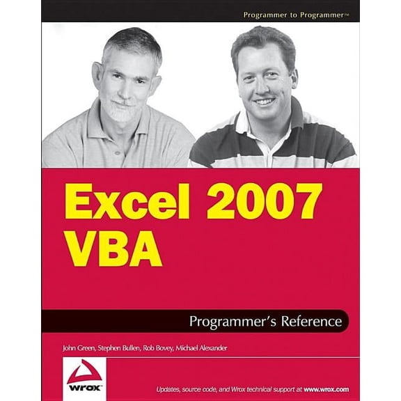 Pre-Owned Programmer to Programmer: Excel 2007 VBA Programmer's Reference (Paperback)